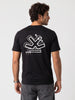 Regular Fit Placement Printed T-Shirt | Black