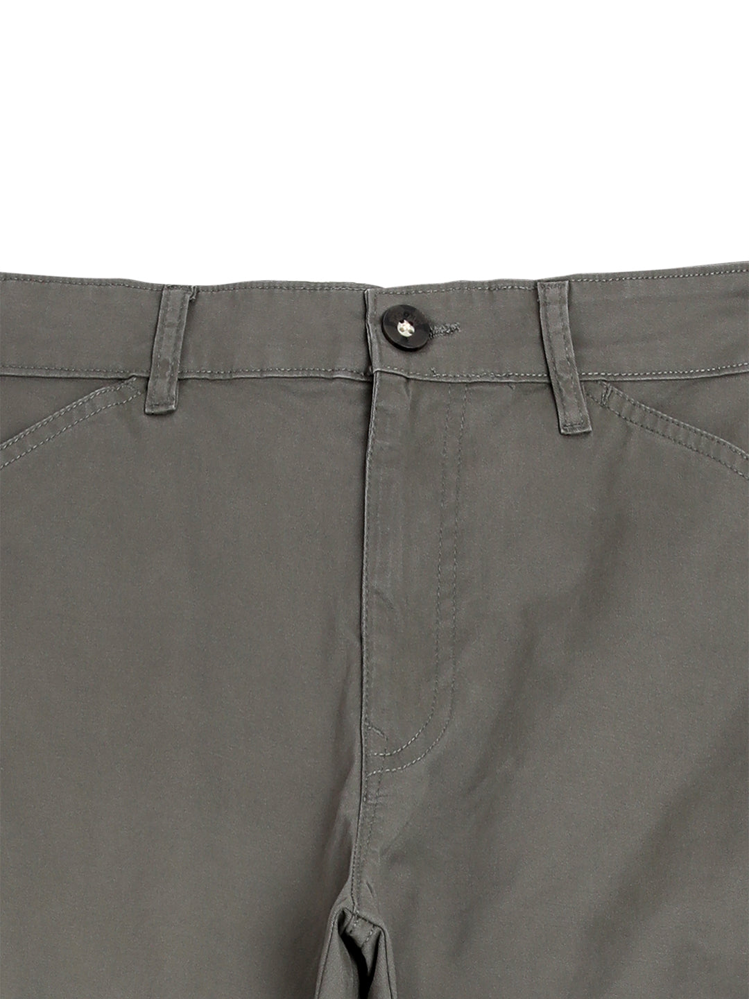 Dark Olive Peached Cargo Trousers