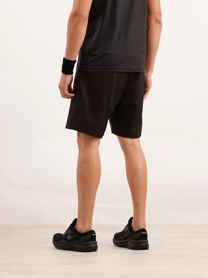 Wrogn x SRH Striped Performance Shorts | Black