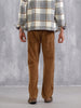 Corduroy Straight Fit Trousers  | Khaki