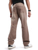 Distressed Apex Brown Jeans