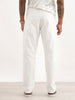 Solid Straight Fit Denim Jeans | White