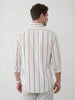 Slim Fit All Over Print Shirt | White