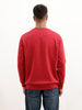 Comfort Fit Placement Printed Sweatshirt | Red