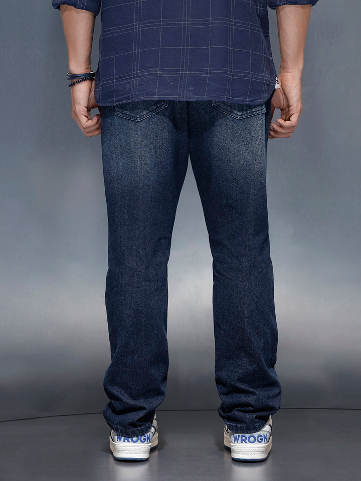 Relaxed Fit Casual Jeans | Blue