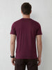 Slub Cotton Slim Fit Tee I Maroon