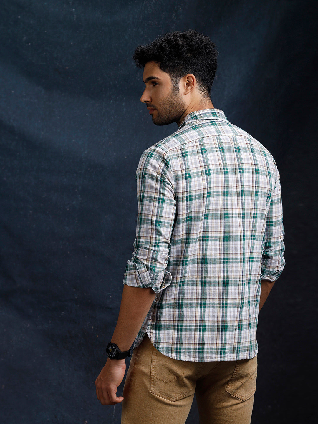 Checked Pure Cotton Shirt