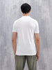 Casual Slim Fit Solid Polo T-Shirt | White