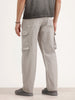 Loose Fit Cargo Trouser | Grey