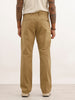 Solid Straight Fit Trousers | Khaki