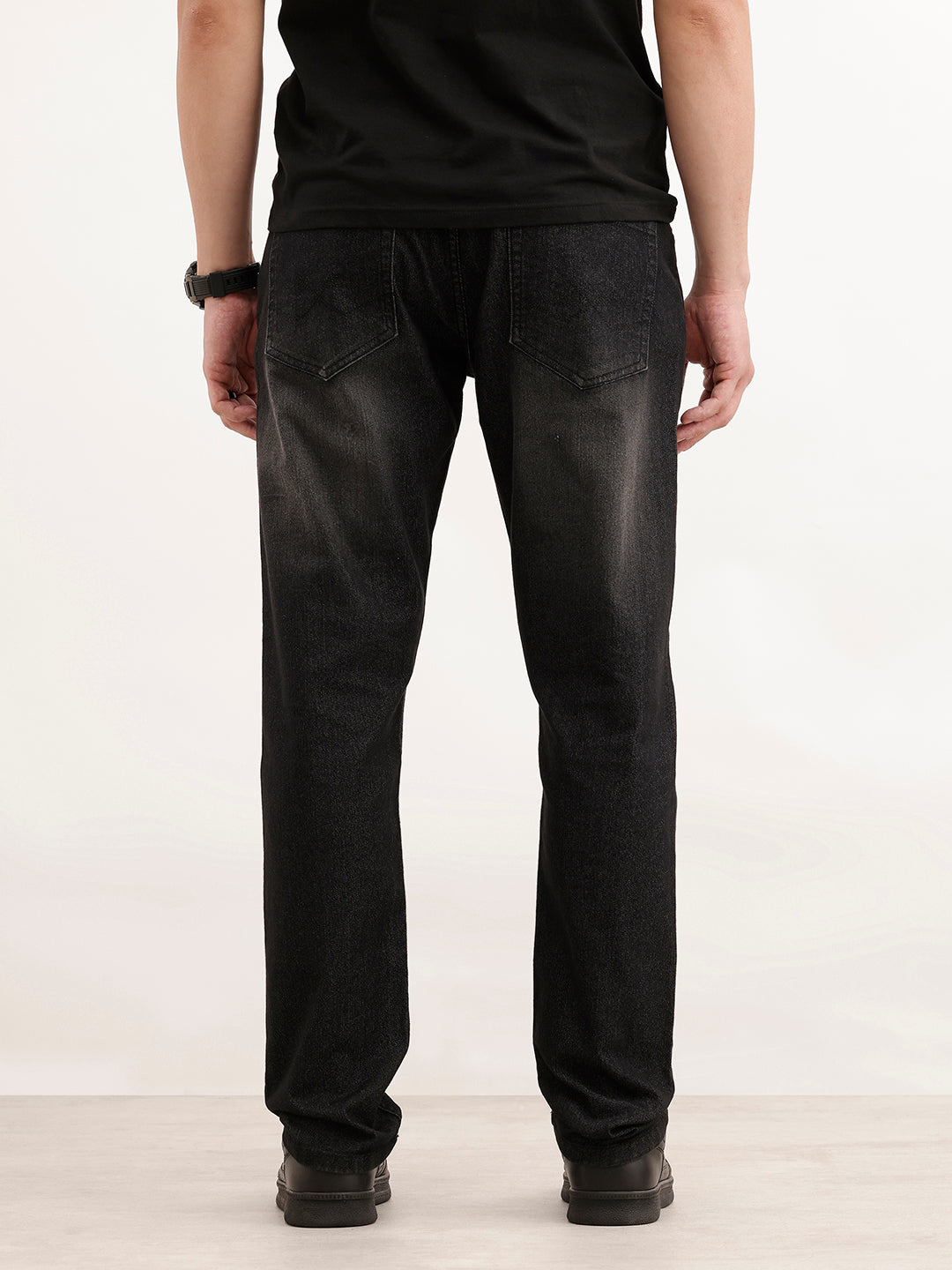 Classic Slim Fit Denim Jeans  | Dark Grey