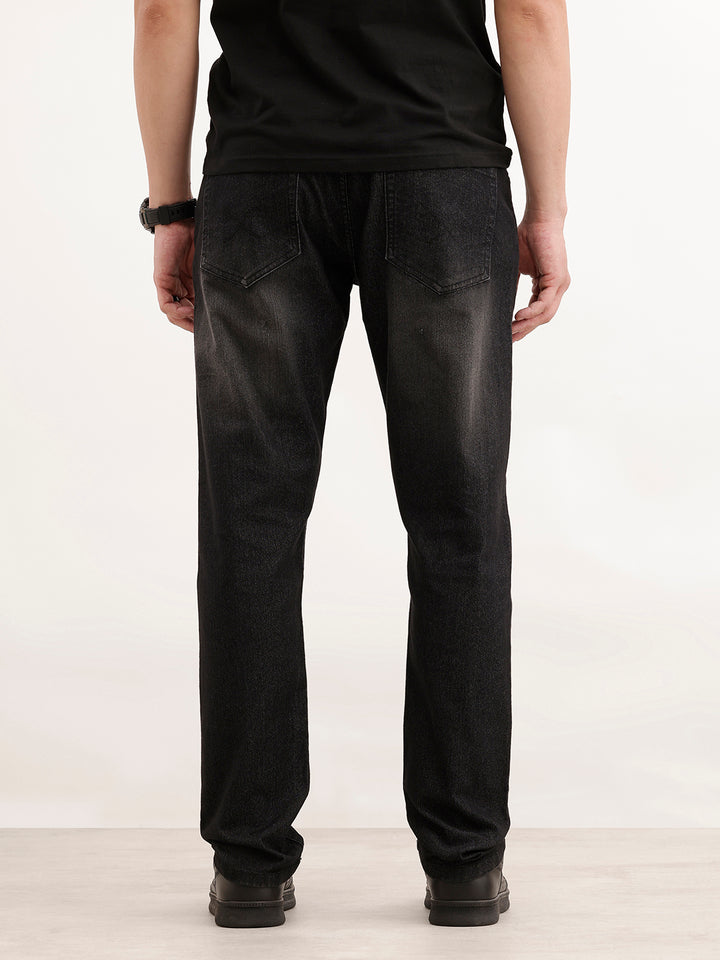 Classic Slim Fit Denim Jeans  | Dark Grey