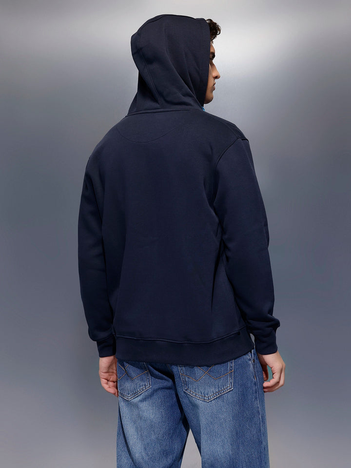 Men's Comfort Fit Hooded Sweatshirt   |  Navy Blue
