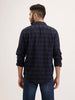 Regular Fit Striped Full Sleeve Shirt | Blue