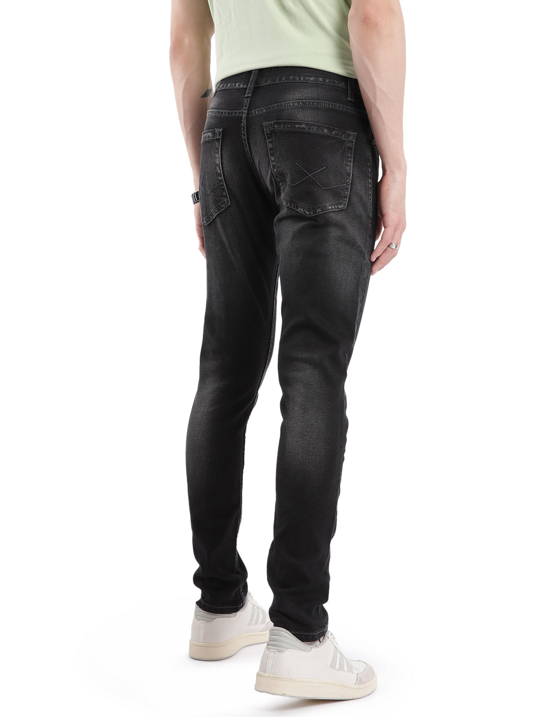 Classic Charcoal Casual Denim Jeans