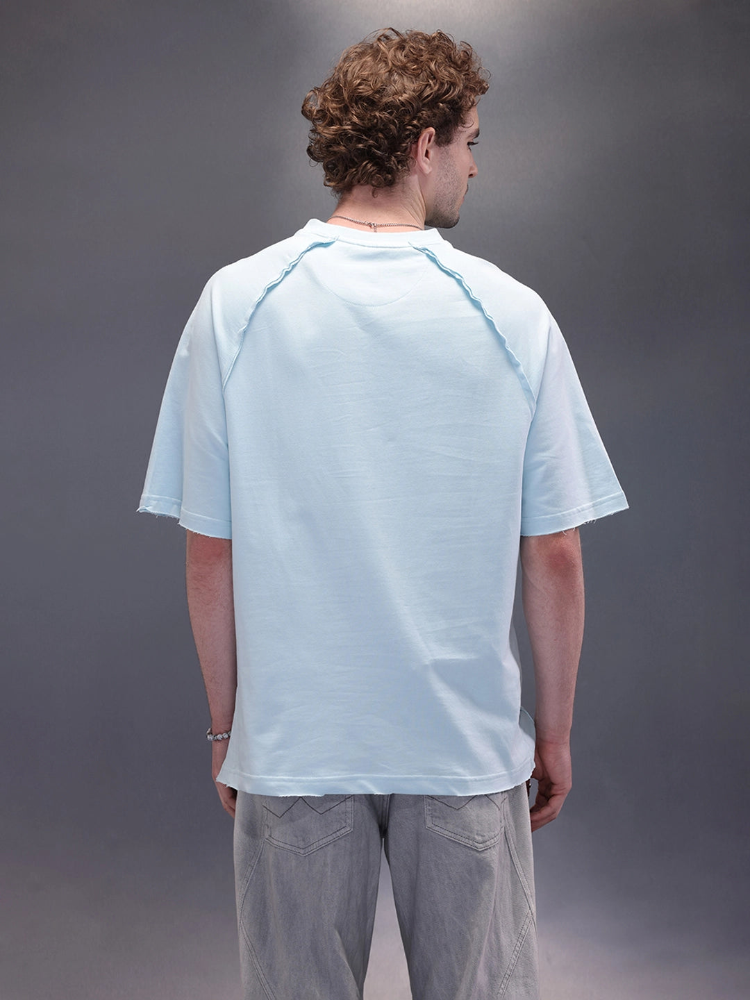 Cut & Sue Oversized T-Shirt | Light Blue
