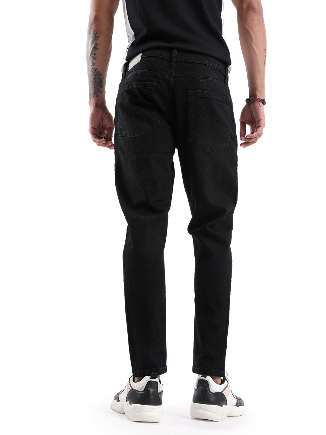 Skinny Crop Charcoal Black Jeans