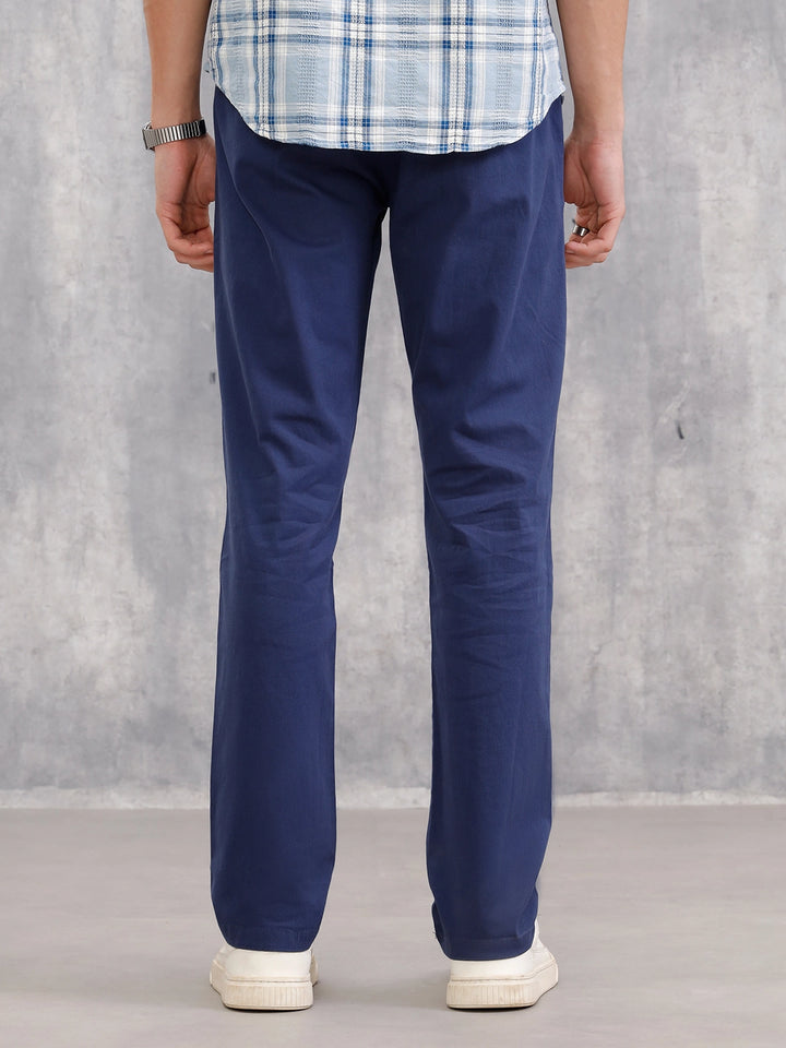 Slim Fit Cotton Stetch Chino I Blue