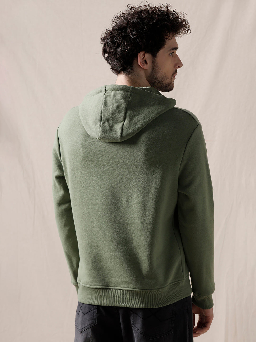 Classic Popeye Olive Hoodie