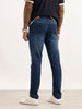 Slim Fit Washed Denim Jeans | Black