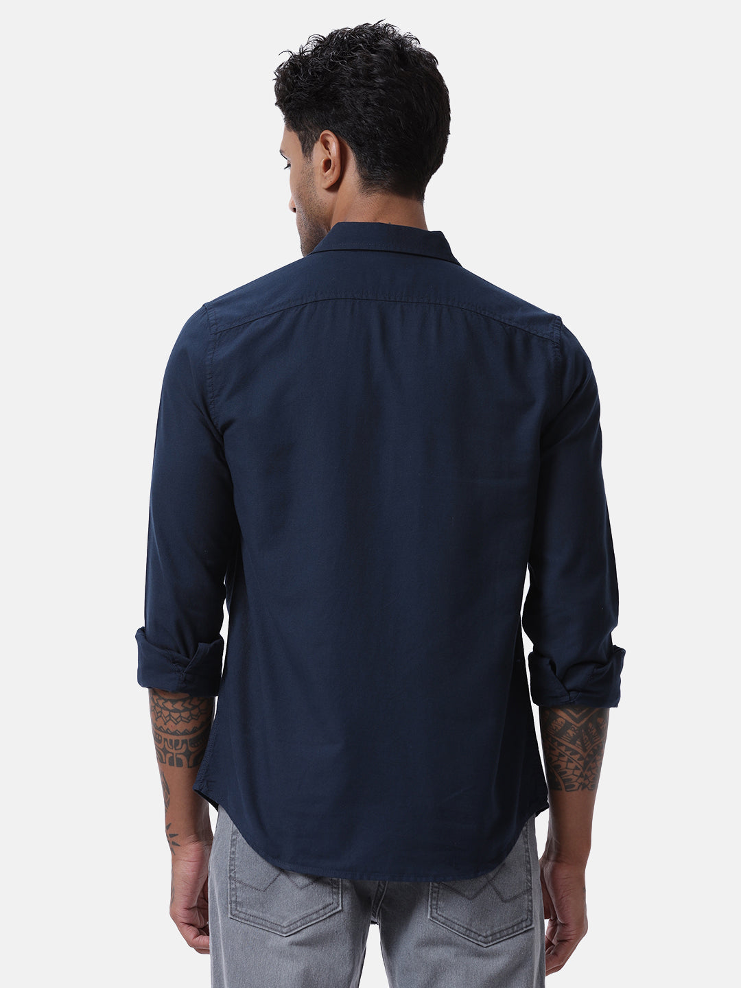 Navy Blue Oxford Shirt