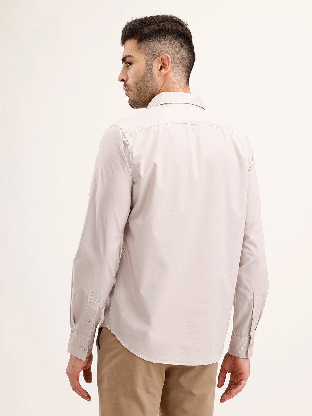 Solid Regular Fit Shirt | Grey