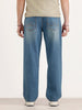 Loose Fit Denim Jeans | Light Blue