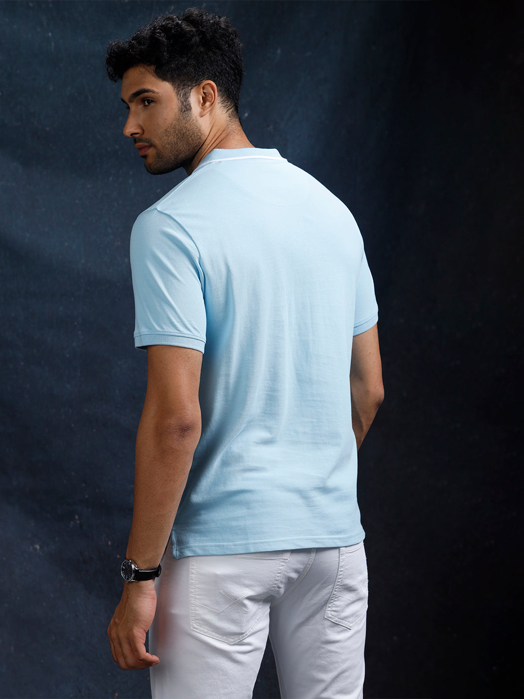 Solid Pick Polo Collar T-Shirt