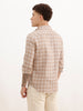 Regular Fit Full Sleeve Checkered Shirt | Brown | WWSH9160F
