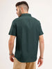 Solid Regular Fit Shirt | Dark Green