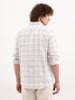 Checkered Slim Fit Shirt | White