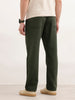 Solid Anti Fit Denim Jeans | Olive