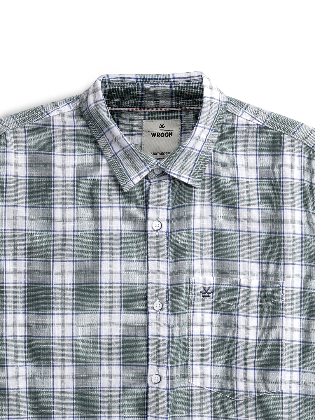 Premium Green Checked Slim Fit Shirt