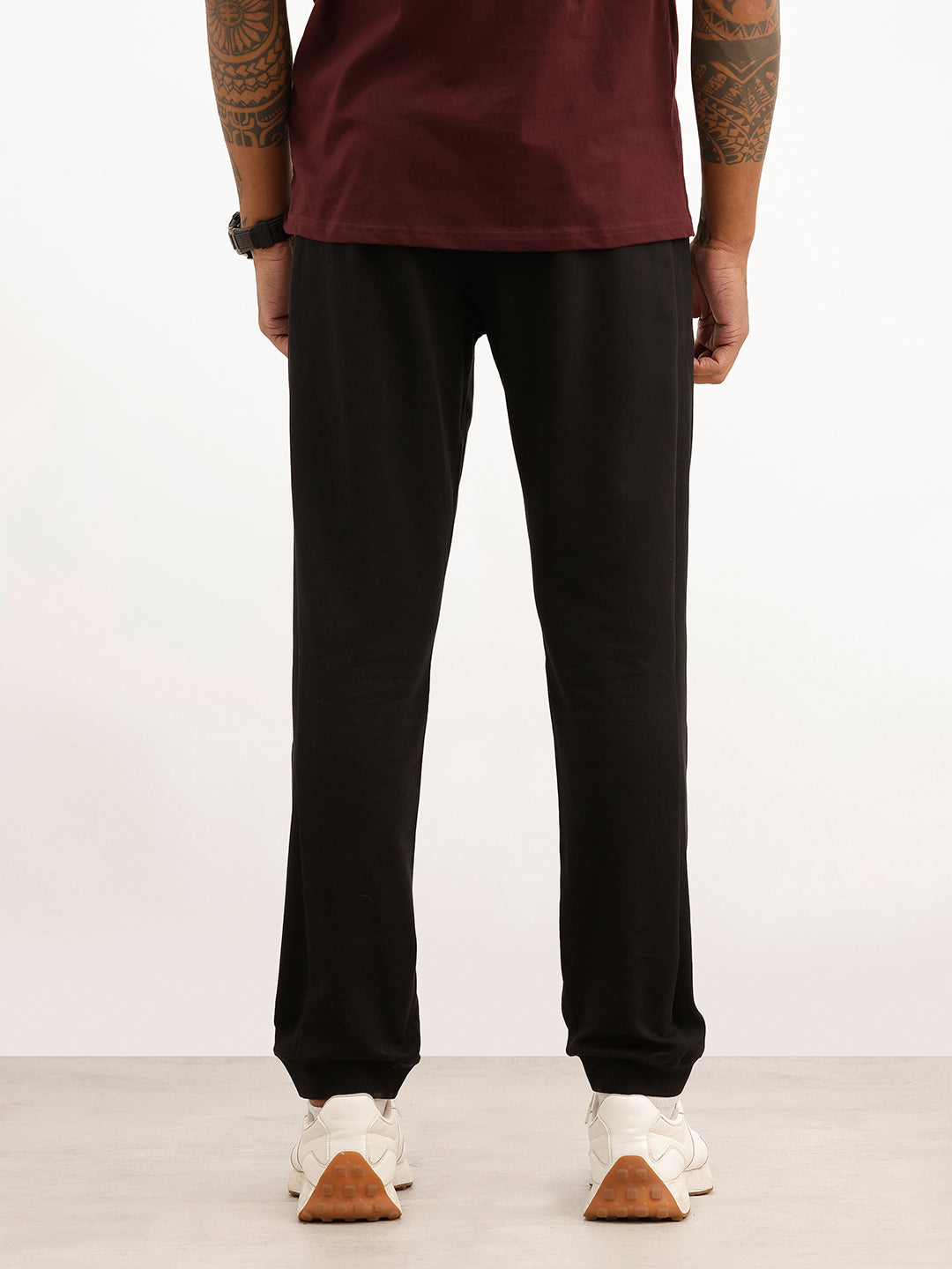 Black Solid Comfort Jogger