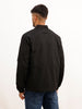 Solid Regular Fit Zipper Jacket | Brown