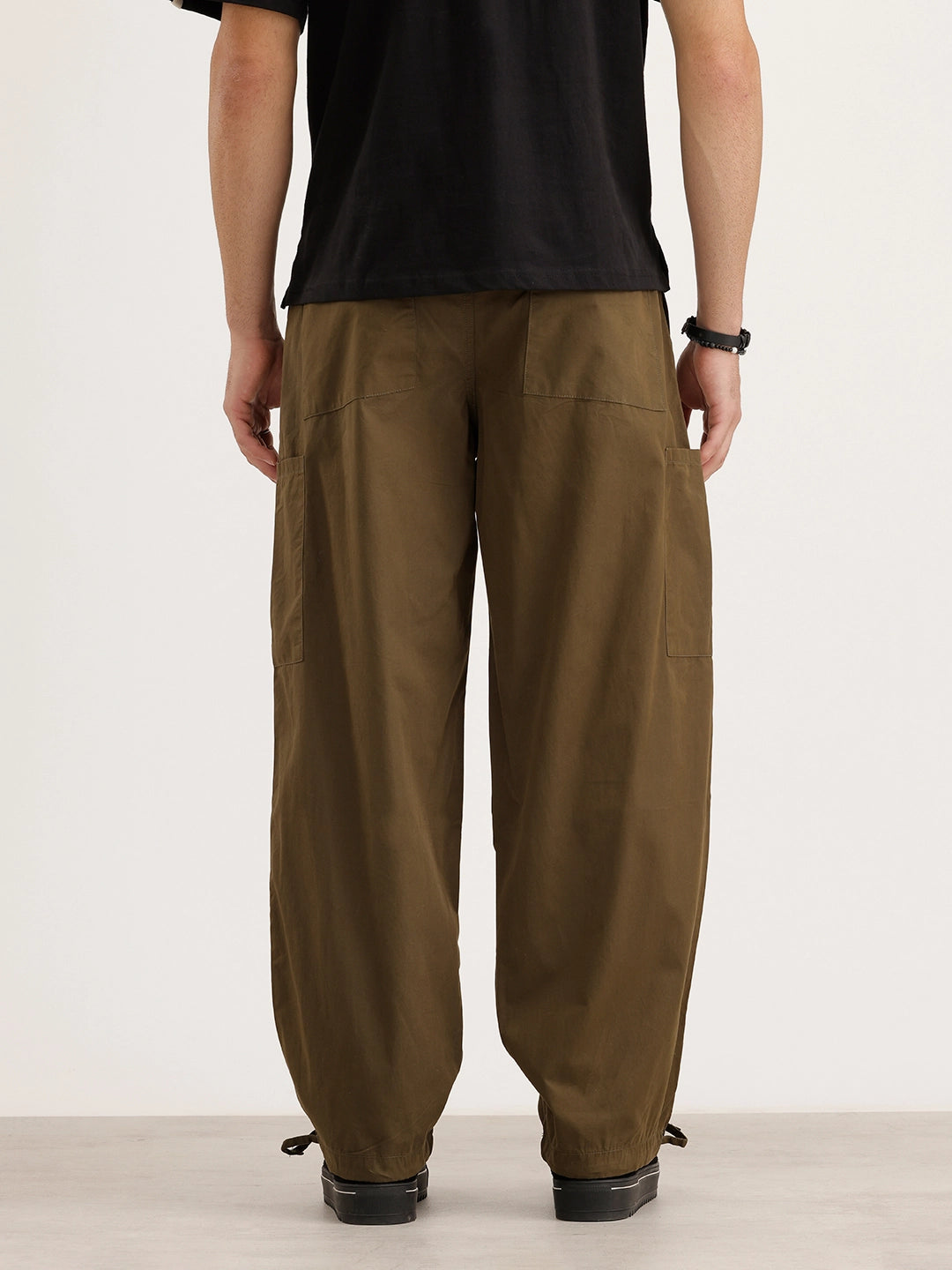 Loose Fit Cargo Trouser | Olive