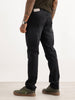 Washed Slim Fit Denim Jeans | Black
