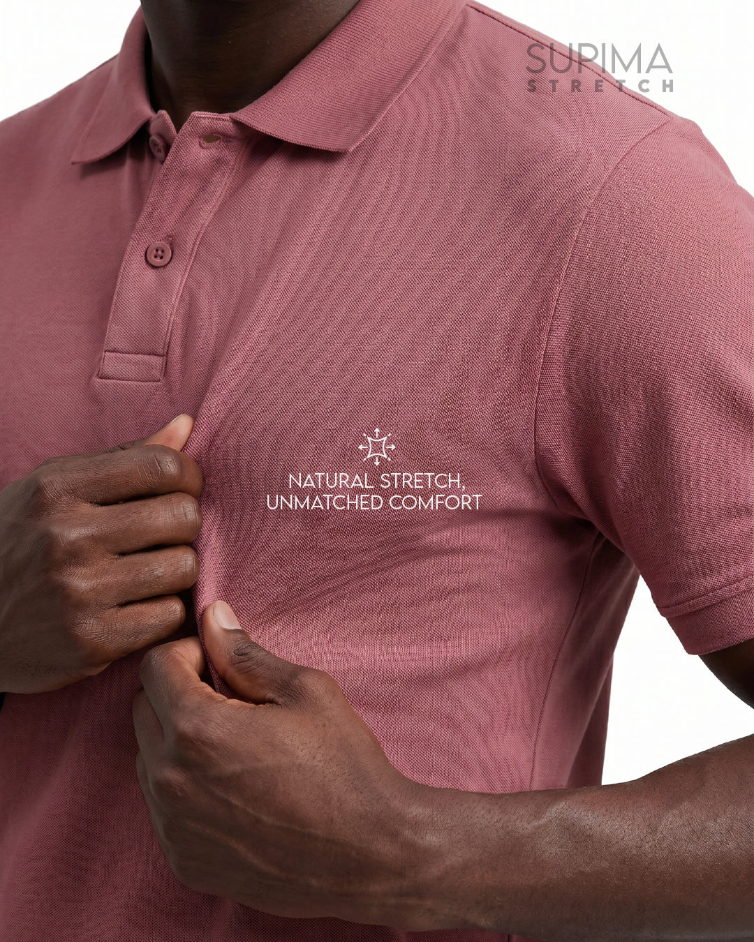 Essential Supima Polo T-Shirt | Essential | Wine