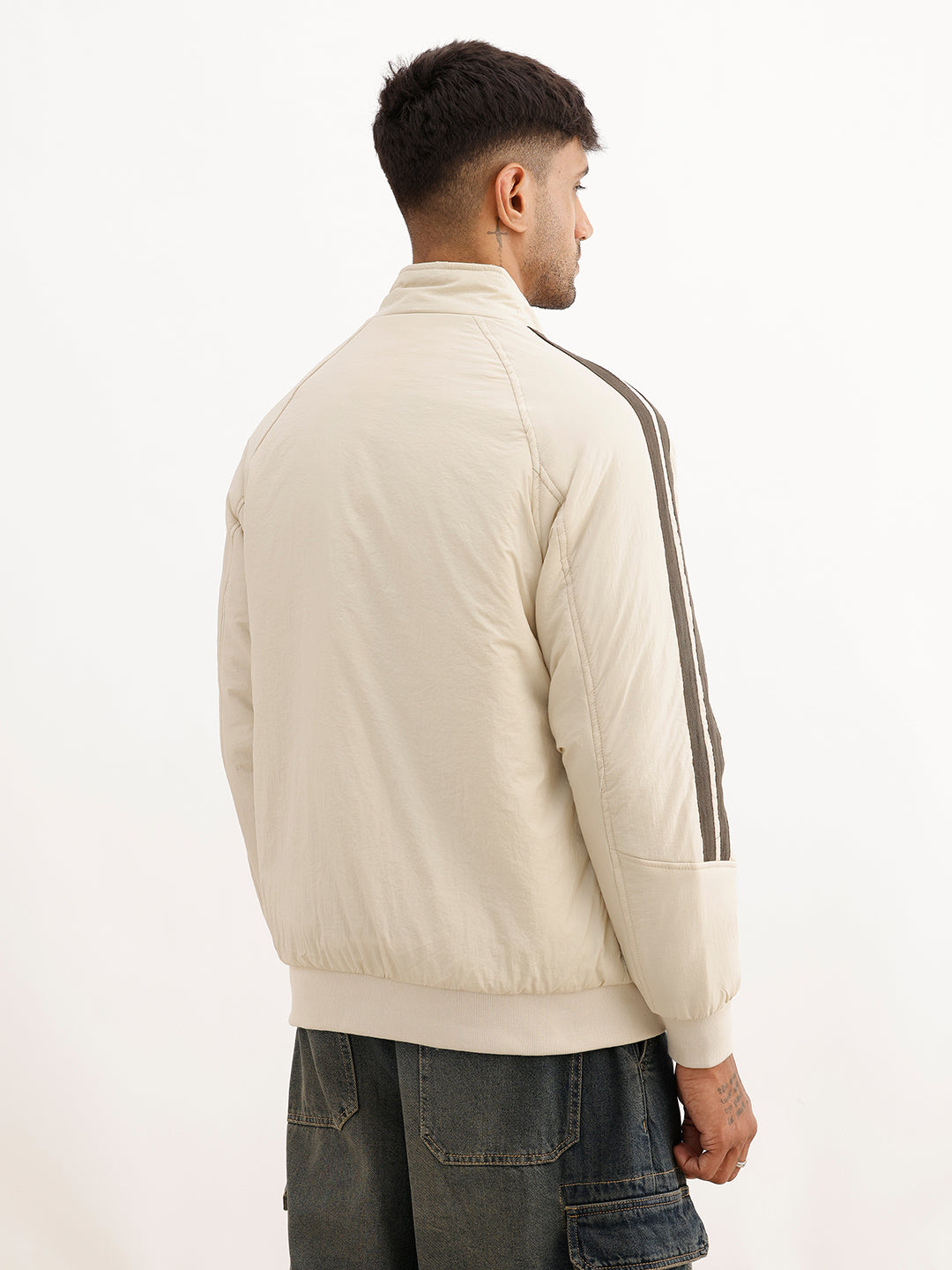 Classic Comfor Fit Puffer Jacket | Beige