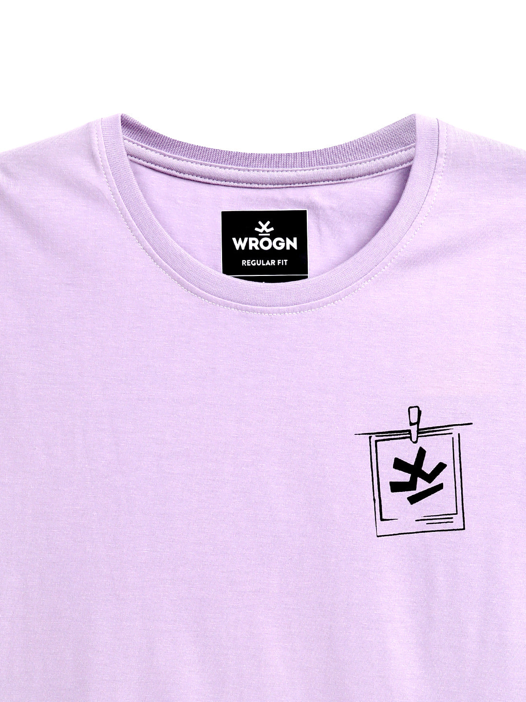 Wrogn Frame Purple T-Shirt