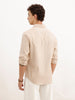 Solid Regular Fit Full Sleeve Shirt | Beige