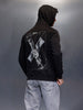 Men's Comfot Fit Graphic Print Hoodie  |  Black