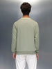 Men's Comfort Fit Wrogn branded Sweatshirt  | Light Green