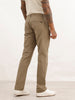 Classic Solid Straight Fit Trouser | Olive