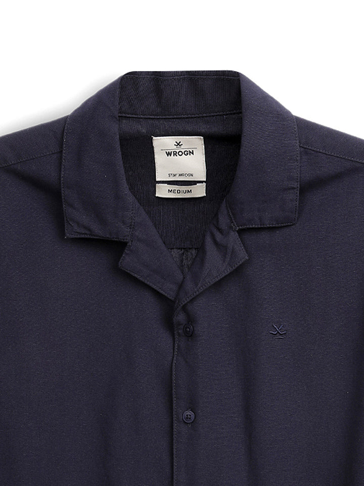 Navy Vision Resort Collar Shirt