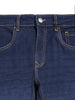 Durable Slim Fit Dark Blue Jeans