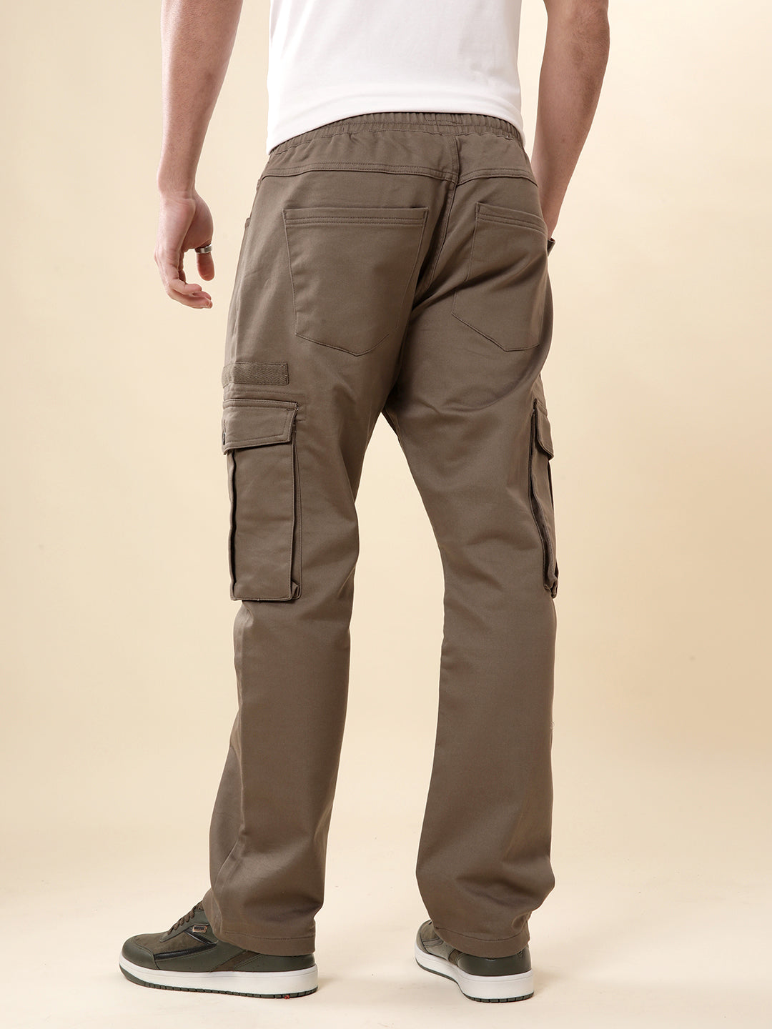 Khaki Blend Classic Cargo Jogger