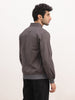 Solid Regular Fit Zipper Jacket | Grey