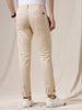 Beige Slim Fit Trousers