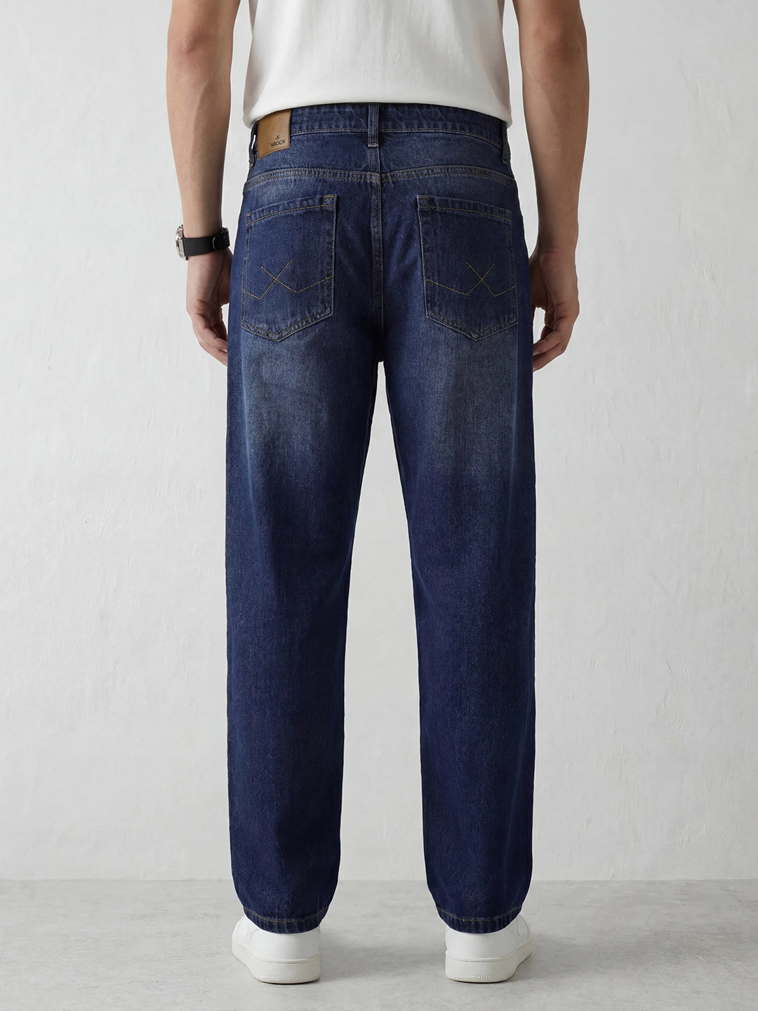 Loose Fit Denim Jeans | Blue